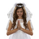 FLORAL TIARA FIRST COMMUNION VEIL
