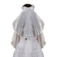 FLORAL TIARA FIRST COMMUNION VEIL