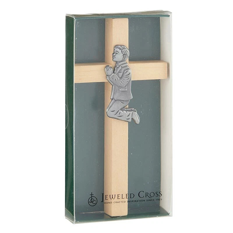 First Communion Wall Cross Boy