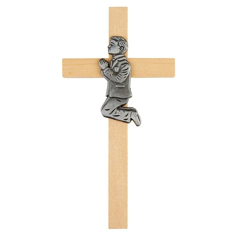 First Communion Wall Cross Boy