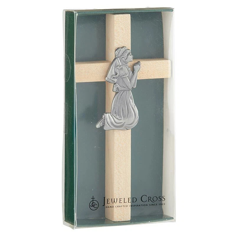 First Communion Wall Cross Girl