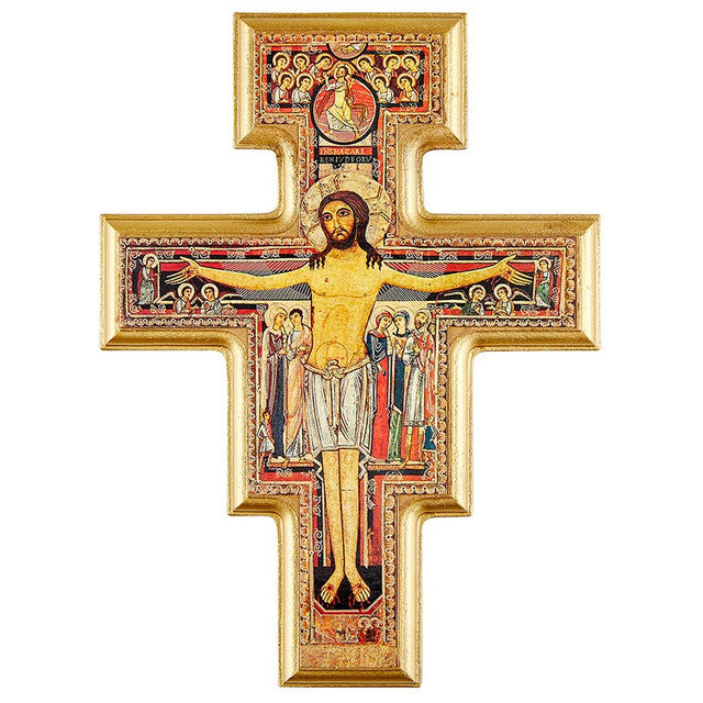 San Damino Wood Cross 10"