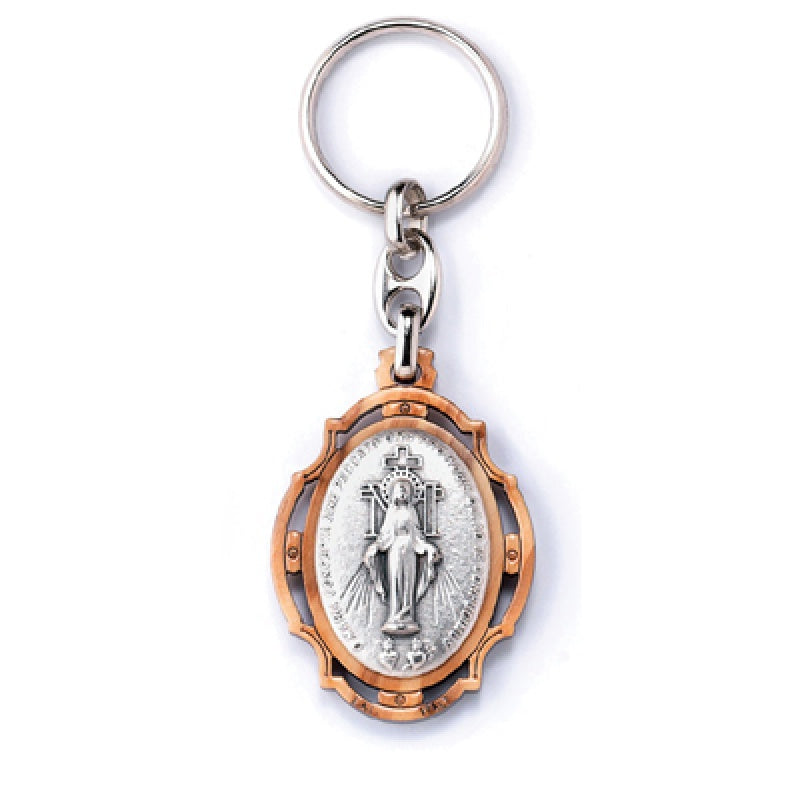 MIraculous Mary Wood Key Chain