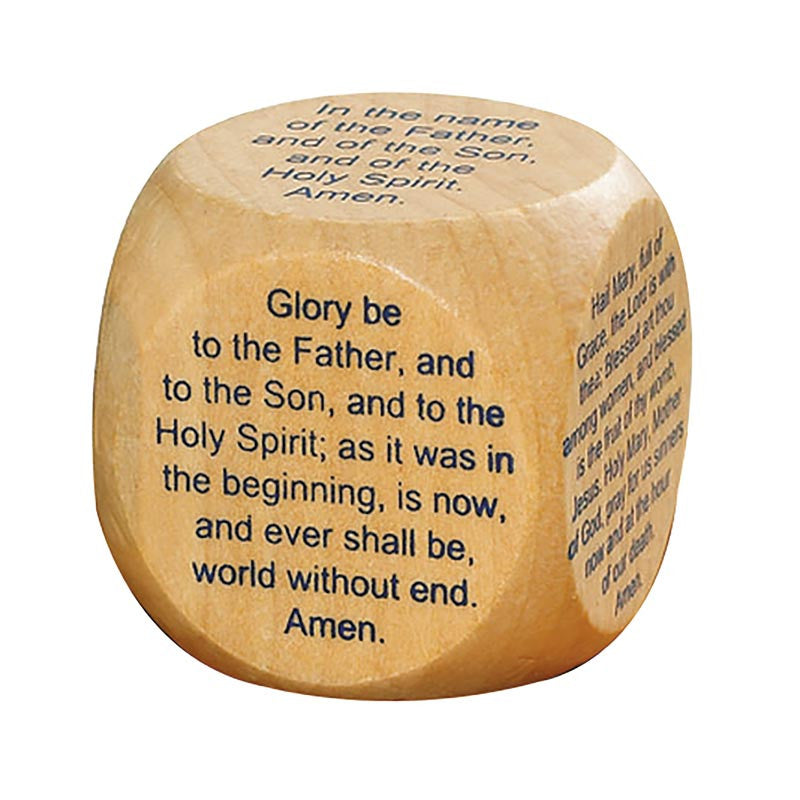 Favorite Catholic Prayers Large Prayer Cube