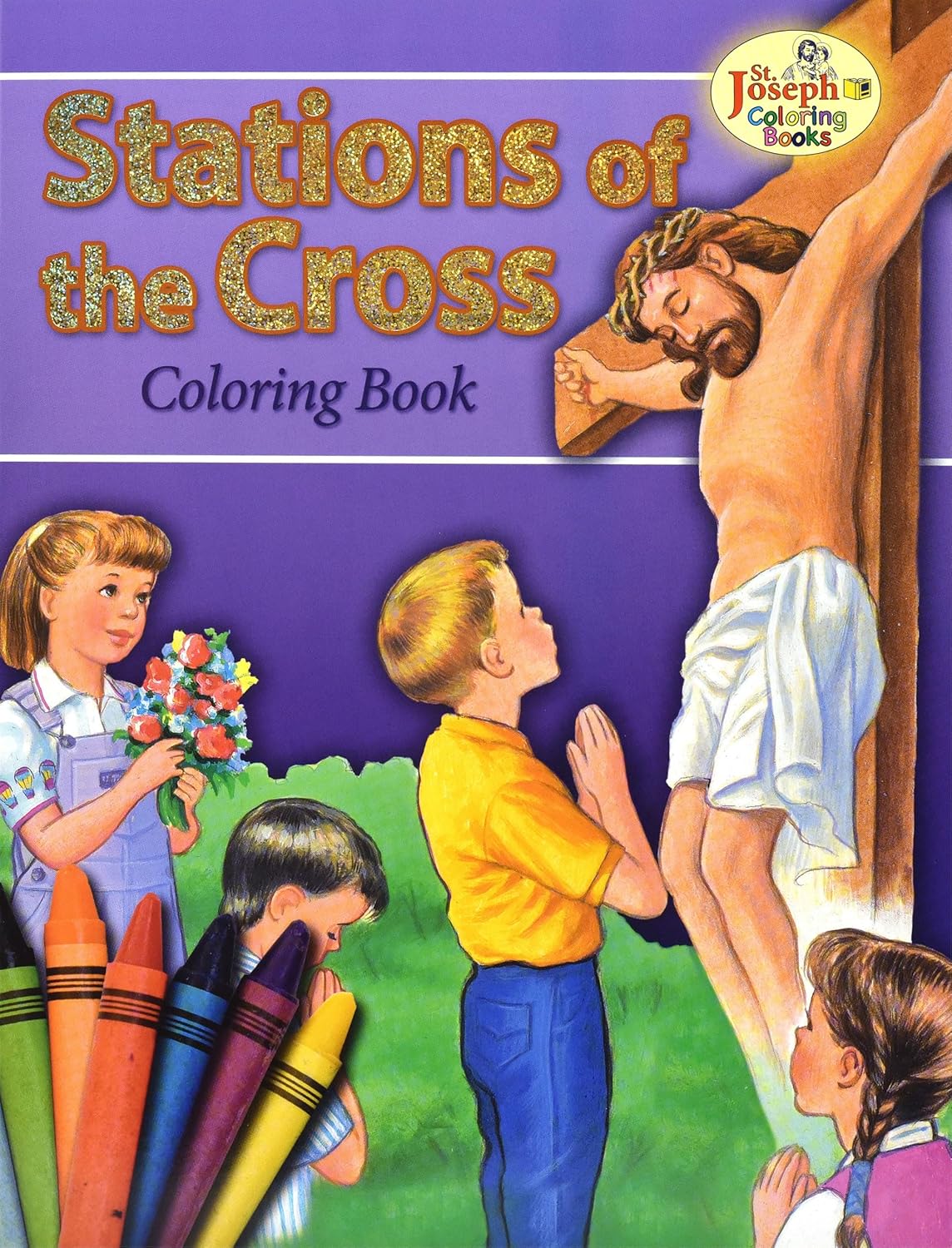 STATIONS OF THE CROSS COLORING BOOK