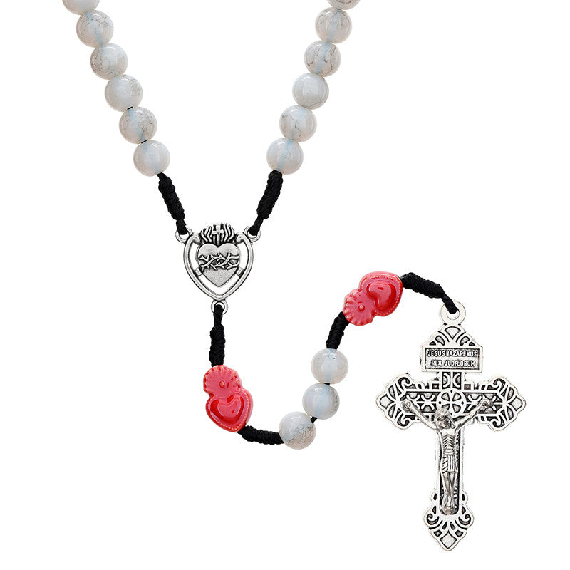 Sacred Heart of Jesus Corded Rosary