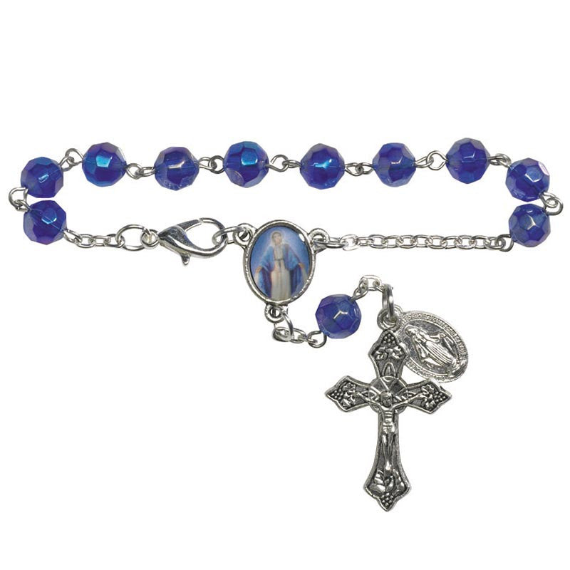 Our Lady of Grace Rearview Mirror Rosary