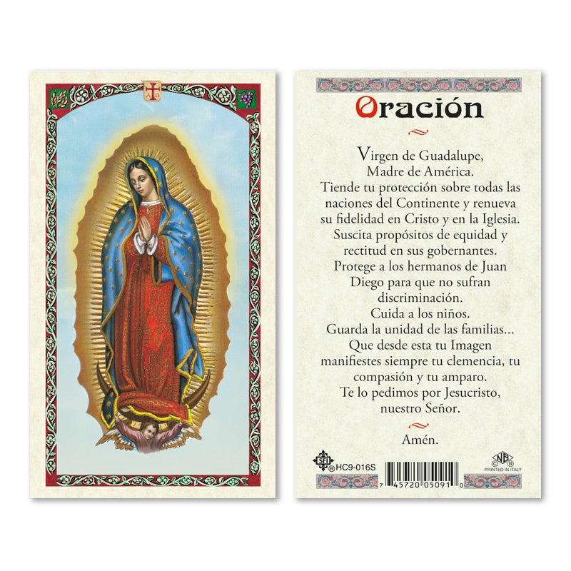Oracion Virgen De Guadalupe Estampa