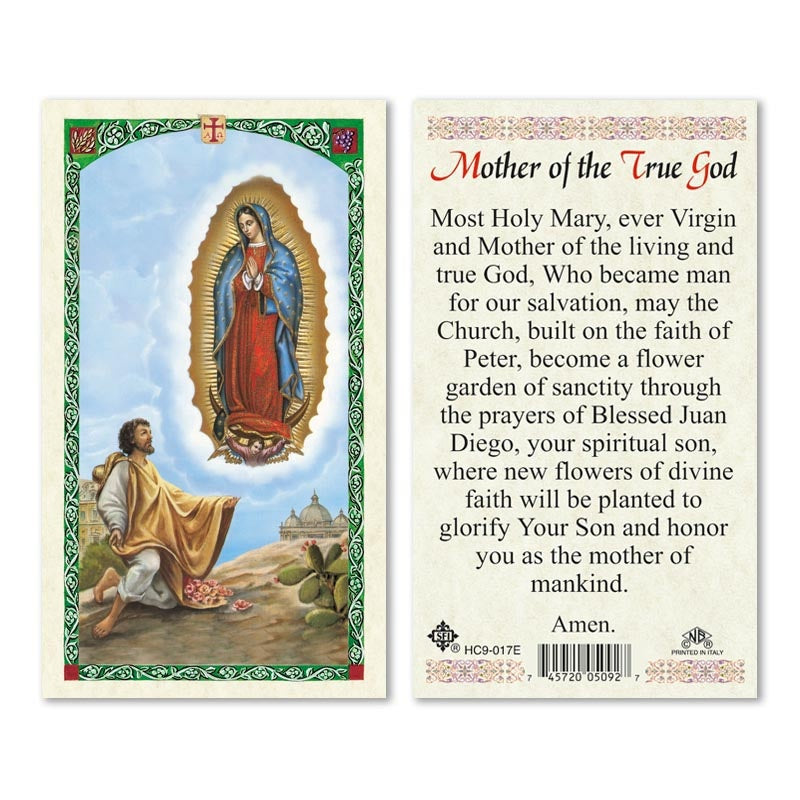 Mother Of The True God Holy Card