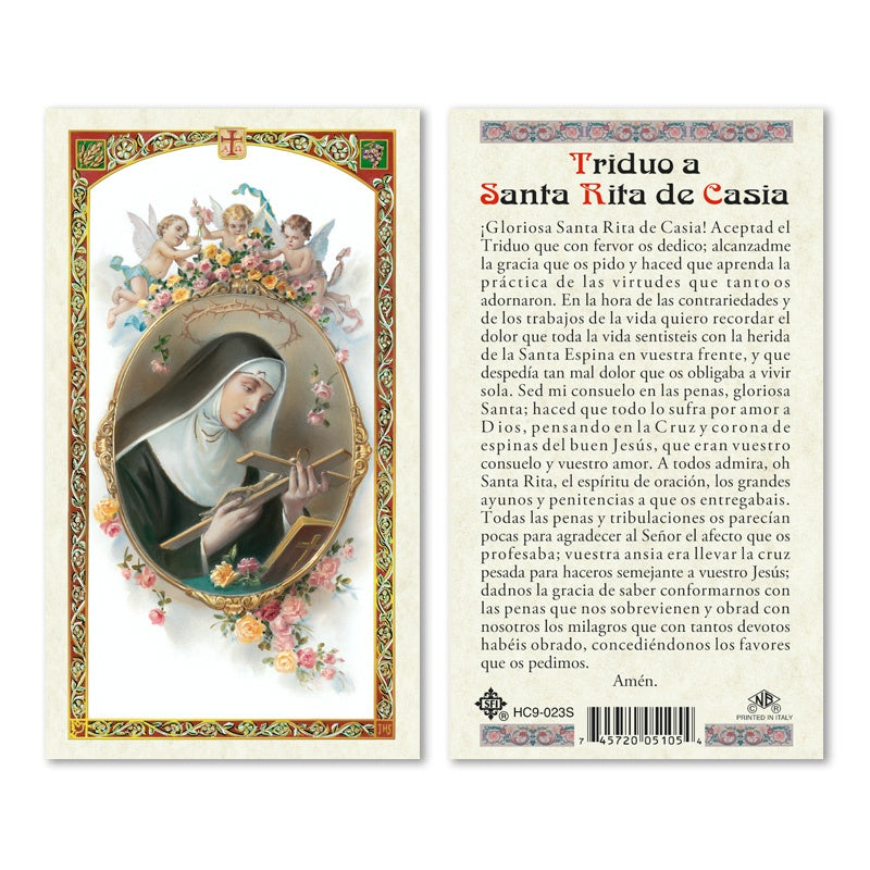 Triduo A Santa Rita De Casia Estampa