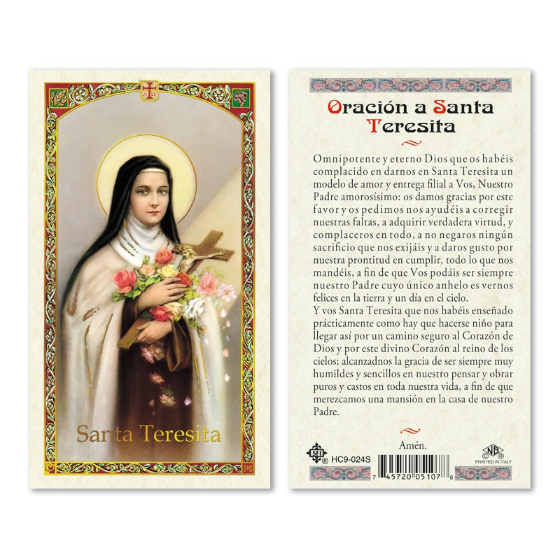 Oracion A Santa Teresita Estampa