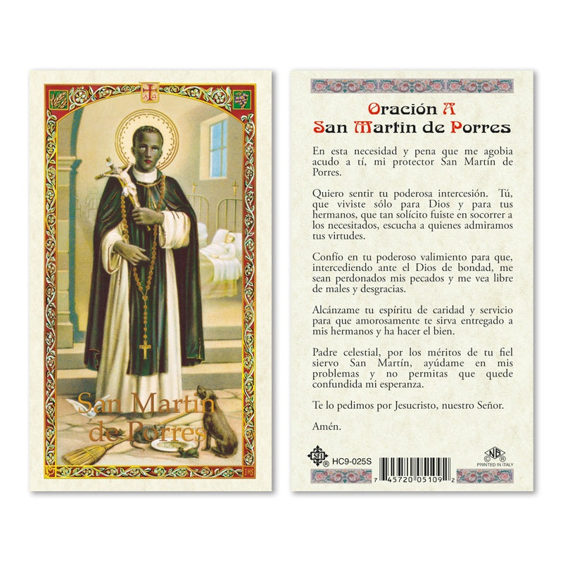 Oracion A San Martin De Porres Estampa