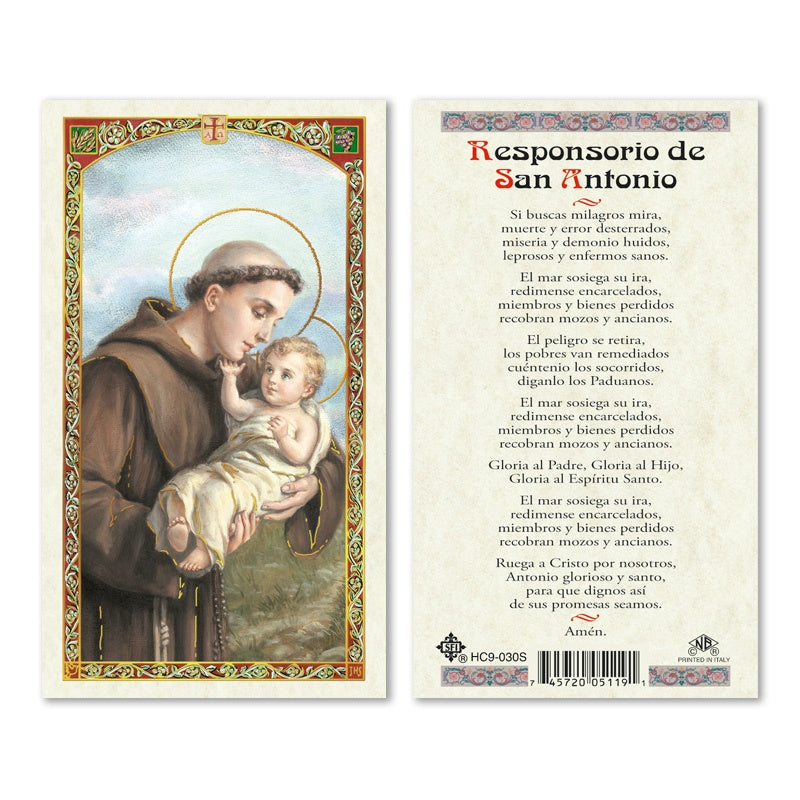 Responsorio De San Antonio Estampa