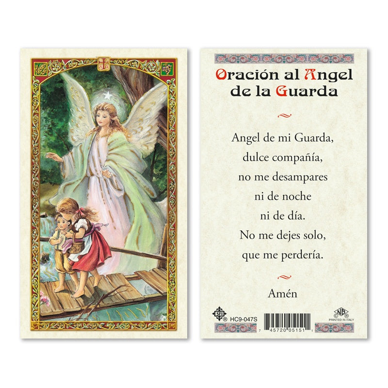Oracion Al Angel De La Guarda Estampa