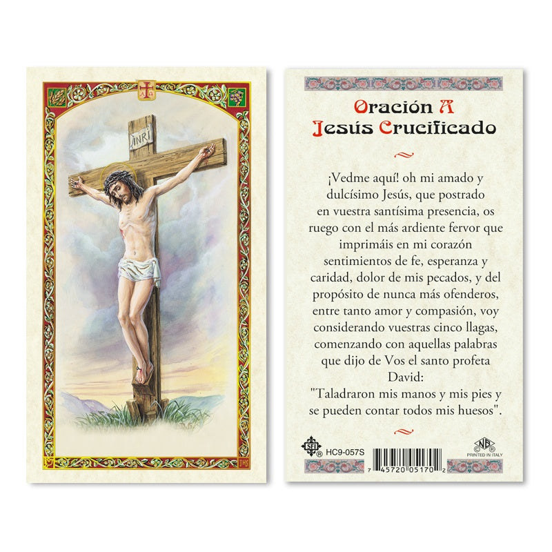 Oracion A Jesus Crucificado Estampa