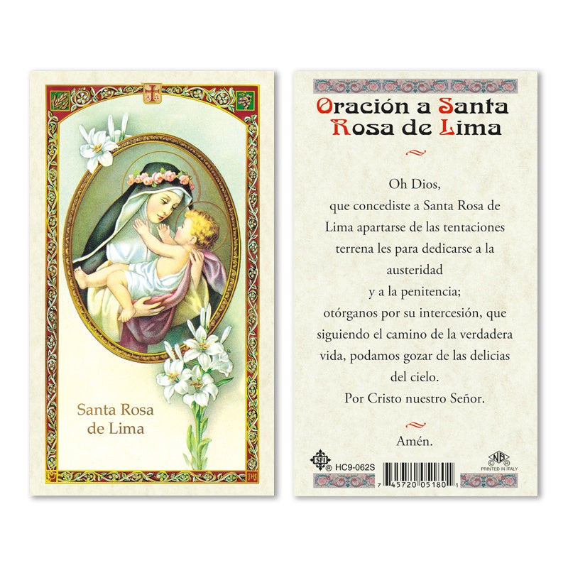 Oracion A Santa Rosa De Lima Estampa