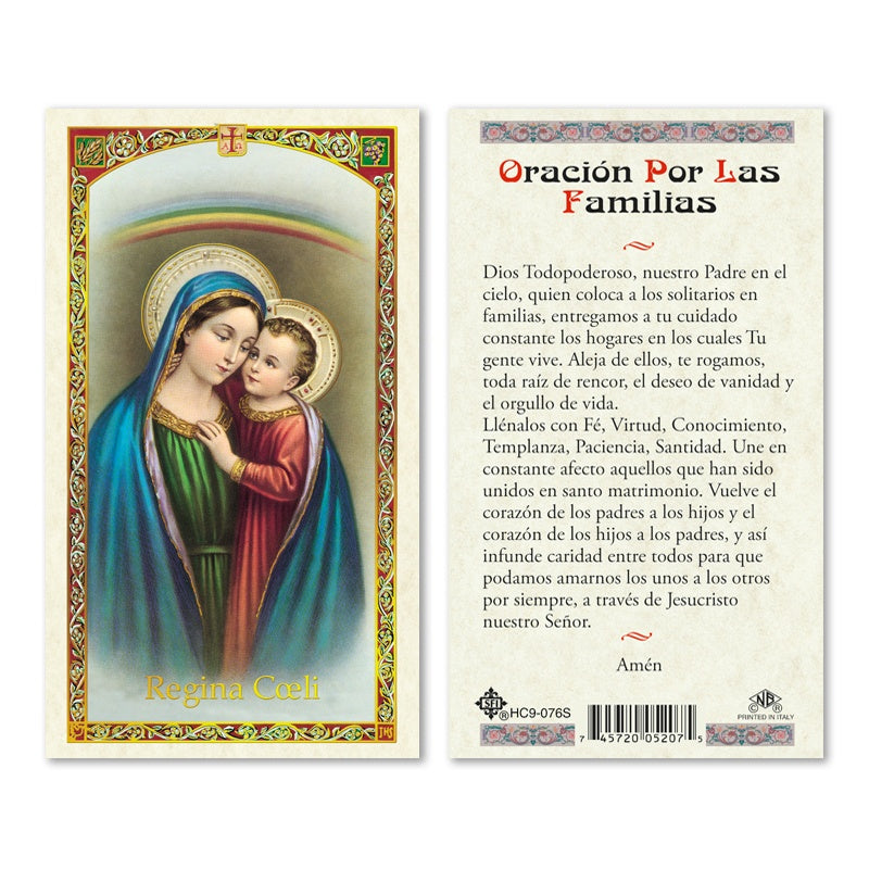 Oracion Por La Familias Estampa