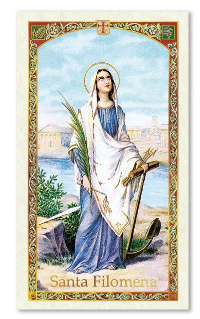 Oracion A Santa Filomena Estampa