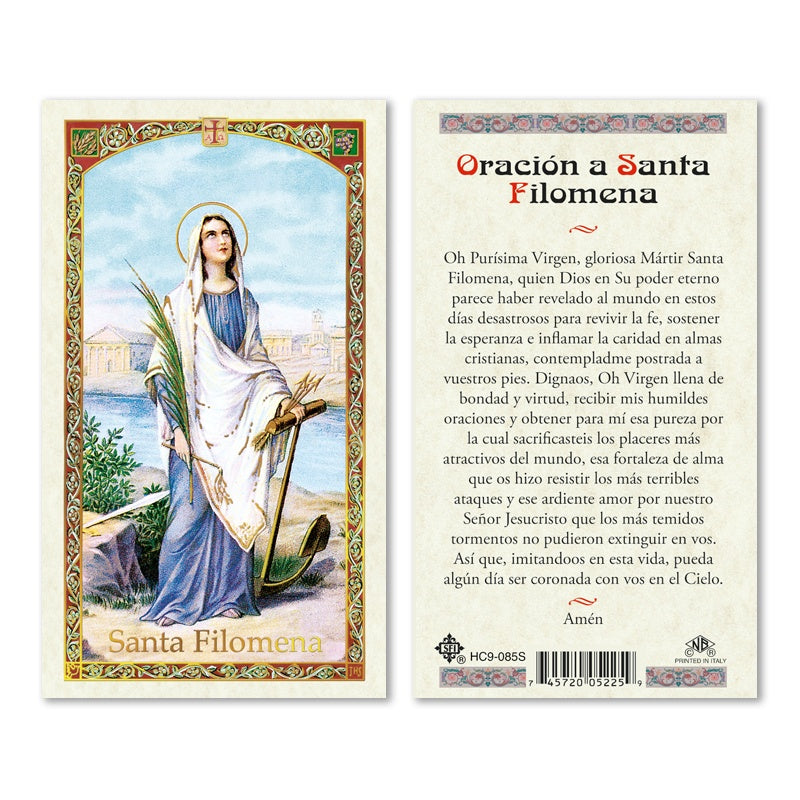 Oracion A Santa Filomena Estampa