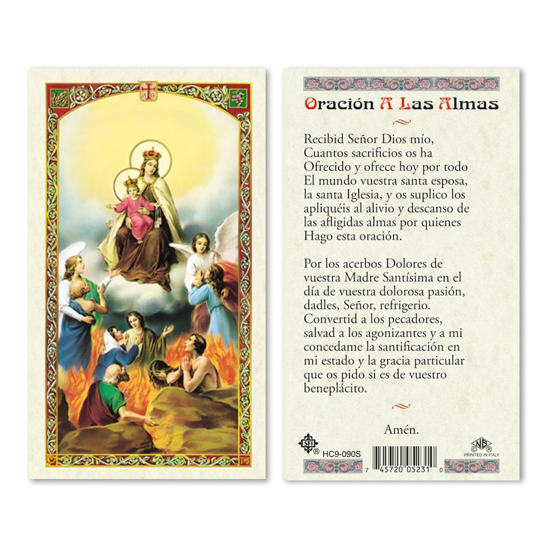 Oracion A Las Almas Estampa