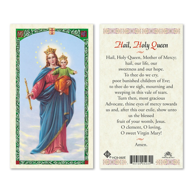 Hail, Holy Queen Holy Card