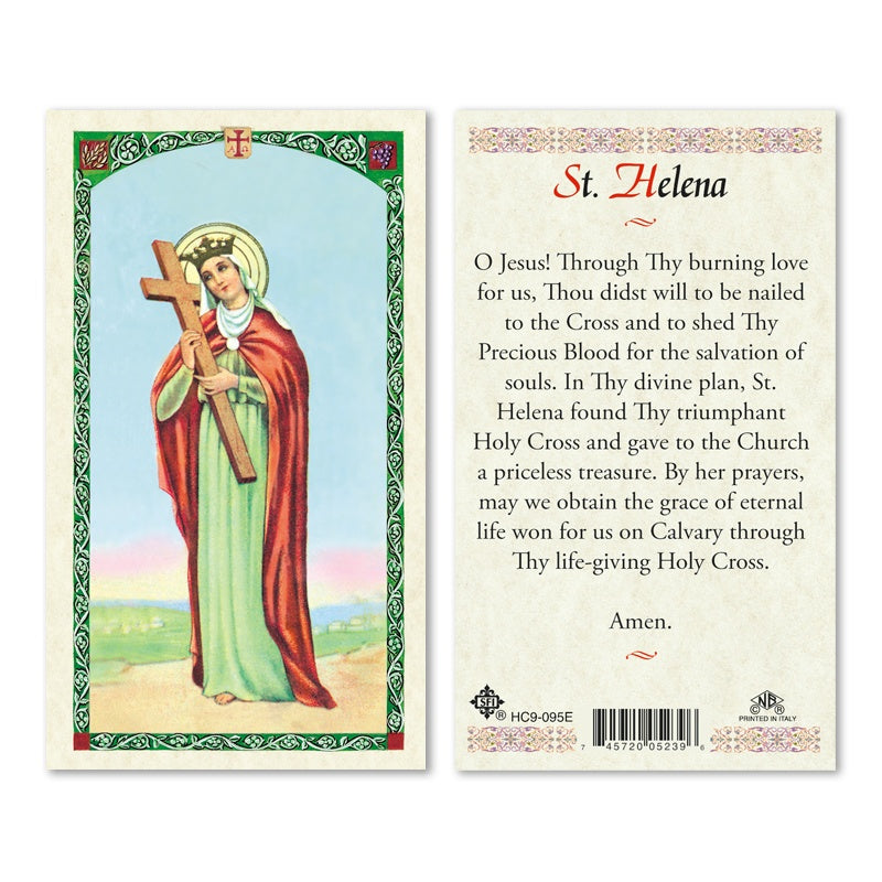 St. Helena Holy Card