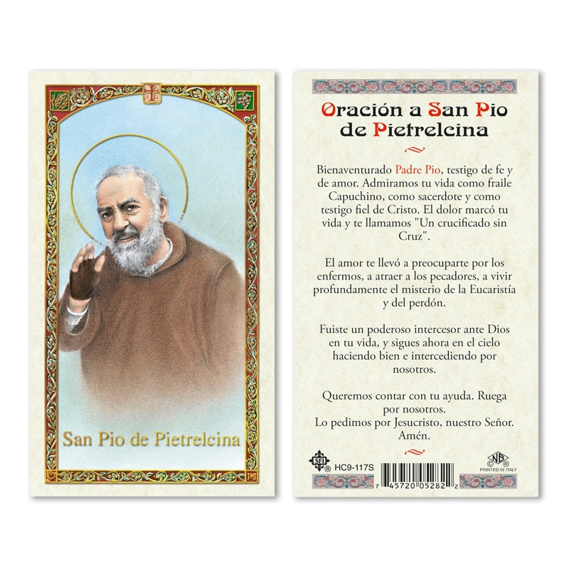 Oracion A San Pio De Pietrelcina Estampa