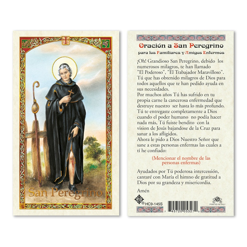 Oracion A San Peregrino Estampa