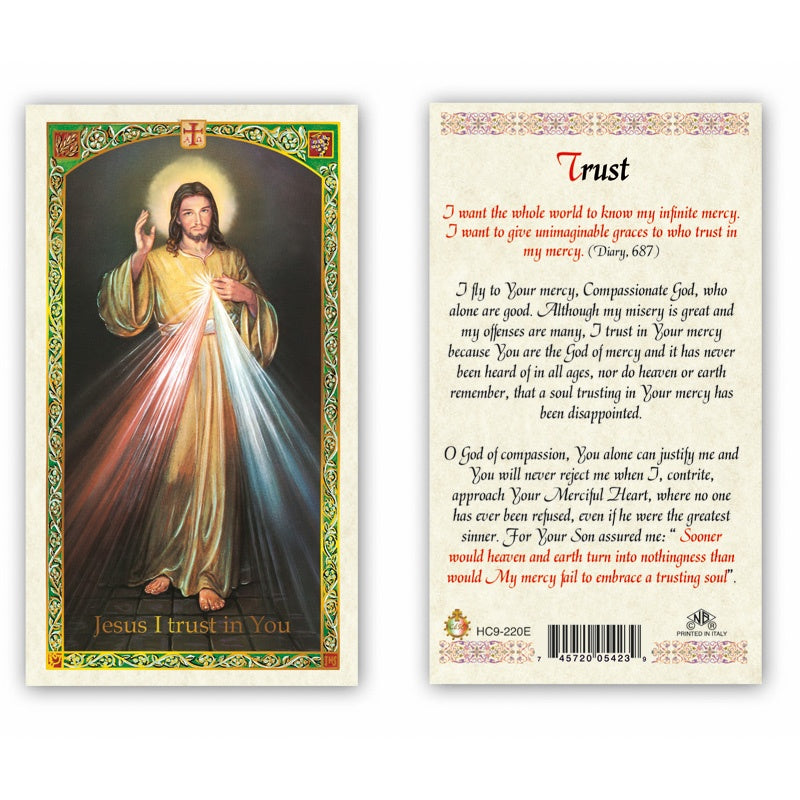 Trust Holy Card