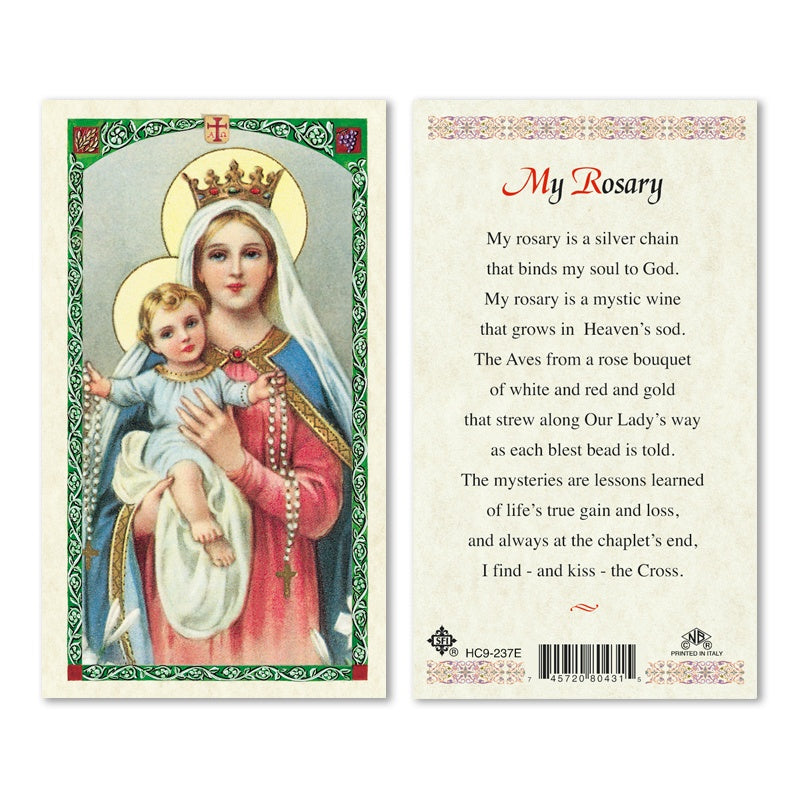 My Rosary Holy Card