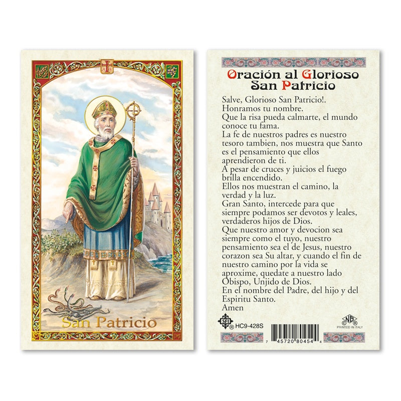 Oracion Al Glorioso San Patricio Estampa