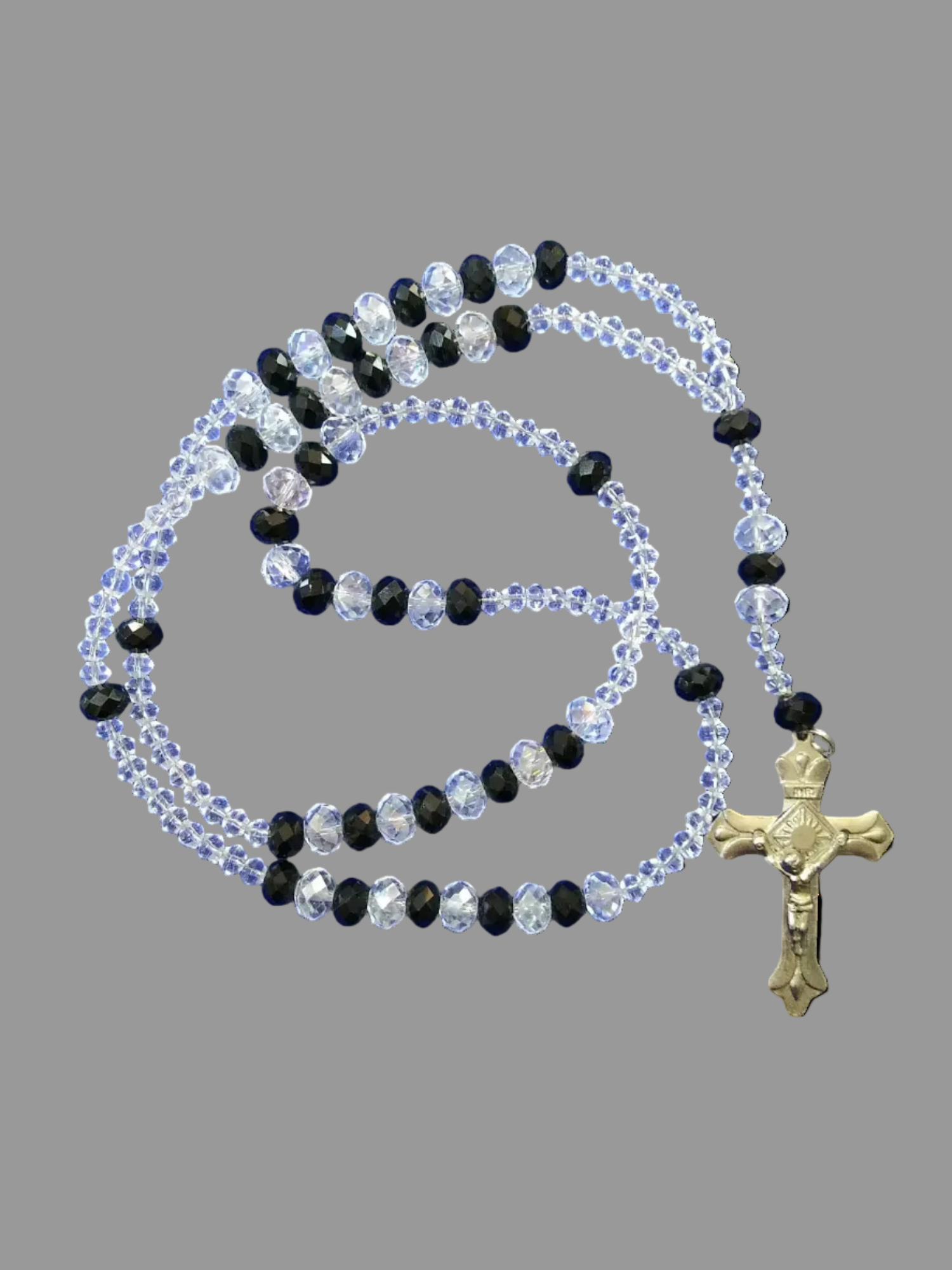 Black & Red Crystal Rosary