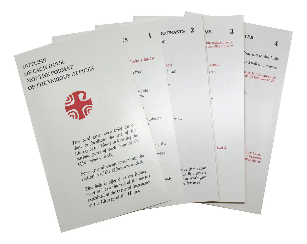 Outline Of Each Hour And The Format Of The Various Offices
