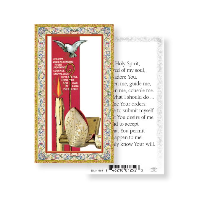Confirmation Holy Card