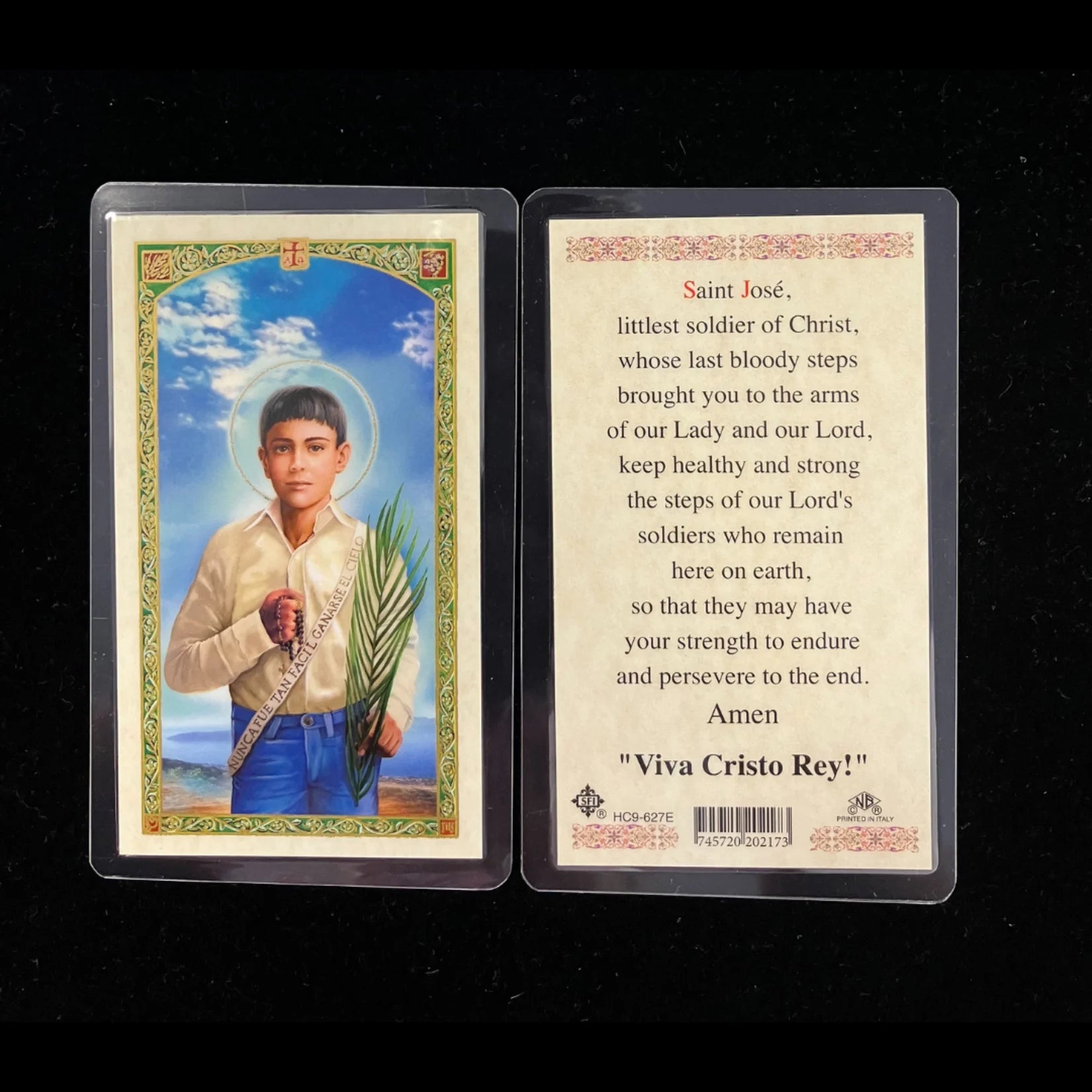 Saint Jose Holy Card