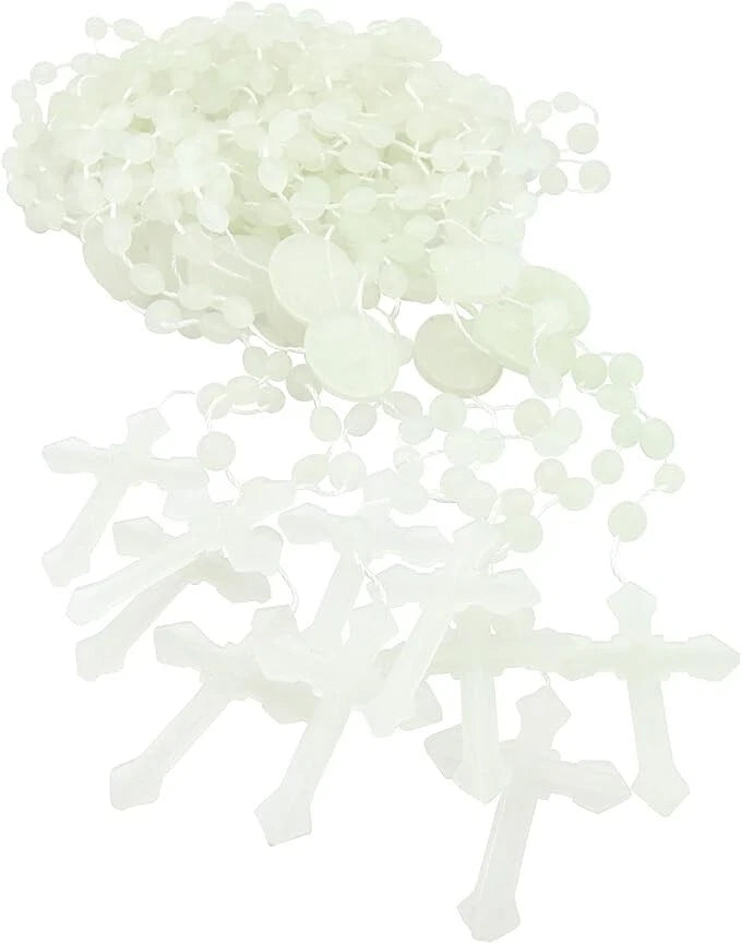 Breakaway Luminous Plastic Sacred Heart Rosary