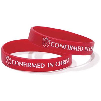Confirmed In Christ Silicone Bracelet