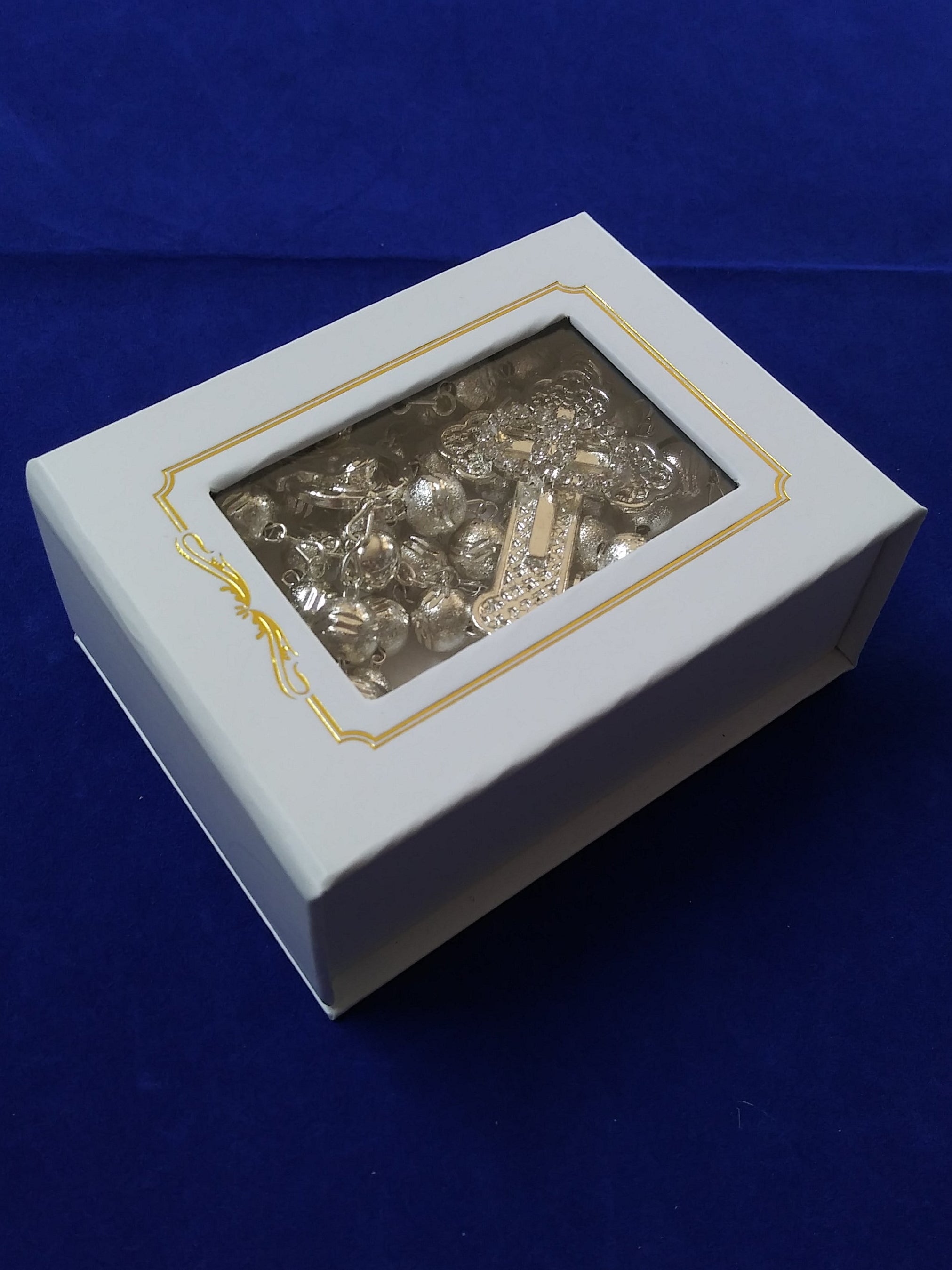 Wedding Rosary - Silver Mother Mary